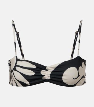 Cala de la Cruz Lilo printed bikini top