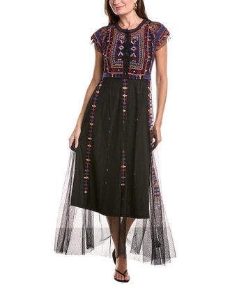 Johnny Was Apolonia Mesh Maxi Dress