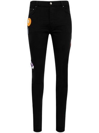 Amiri Pool Ball skinny jeans - men - Cotton - 33/32 - Black