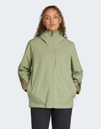 adidas adidas Performance - Terrex Multi 2.5 Layer Climaproof - Giacca impermeabile verde tenda/oliva strata