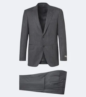 Canali Chalk stripe wool suit