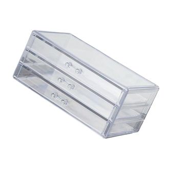 OEM Elegante Caj&oacute;n Acr&iacute;lico Para Maquillaje Y Joyas, - 3 Niveles