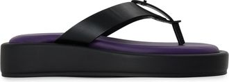 HUGO BOSS Womens Travelize_tho in Black - Size UK 5