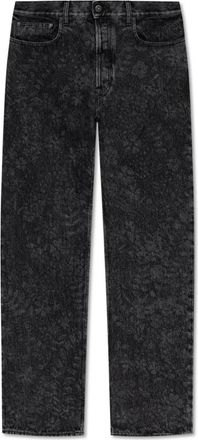 Golden Goose Jeans met rechte pijpen - Heren - Regular Fit Jeans - Grijs - W34 - Katoen - Jeans