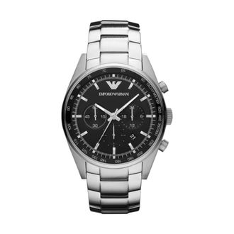 Emporio Armani Accessoires, Heren, Grijs, ONE Size, Ar 5980 Horloge