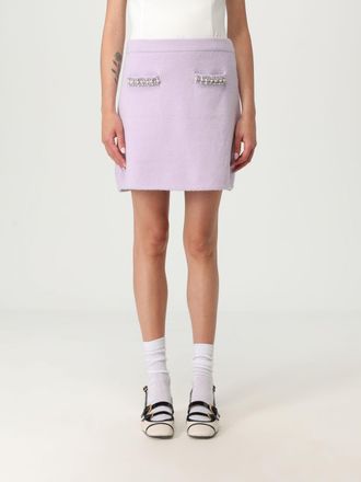 Self Portrait Gebreide Minirok met Versierde Zakken