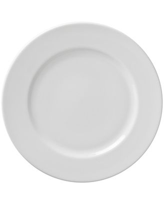 10 Strawberry Street Set Of 6 Classic White Luncheon Plates