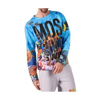 Moschino Uomo, Felpe, Blu, L, new