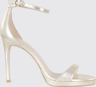 Stuart Weitzman Sandalo in nappa laminata