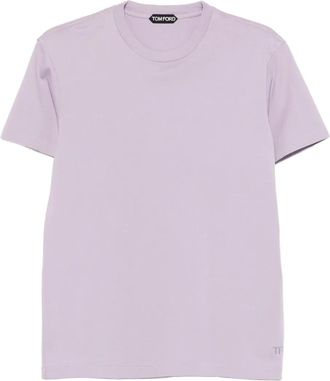 Tom Ford T-shirt girocollo a maniche corte - Viola