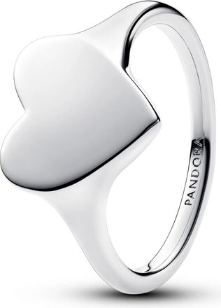 Pandora Rings - Gravierbarer Herz Ring - silver - Rings for ladies