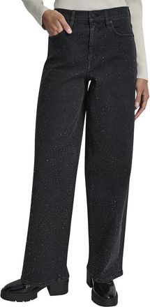 DKNY Dkny High Rise Anchor Wide Leg Jean