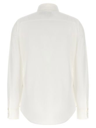 Polo Ralph Lauren Logo-Embroidered Cotton Poplin Shirt - Cream