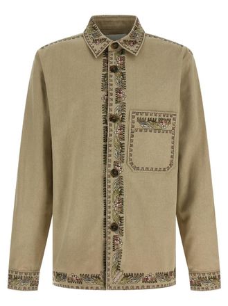 Isabel Marant Beige Shirt Collar Jacket