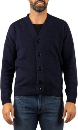 Daniele Fiesoli C&aacute;rdigan con Botones - Knitwear - Hombre - Azul - XL