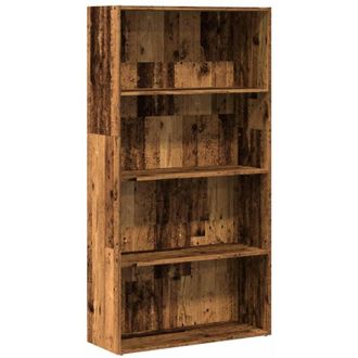 vidaXL Bookcase Old Wood 80x30x152 cm Engineered Wood vidaXL