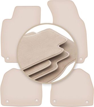 OEM Alfombrillas Beige Premium Para: Skoda Superb I Sed&aacute;n 2001-2008