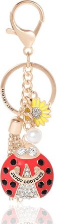 Juicy Couture Lucky Ladybug Charm Travel Keychain in Red, Gold at Nordstrom