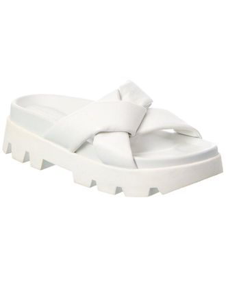 Ferragamo Air Lug Leather Sandal