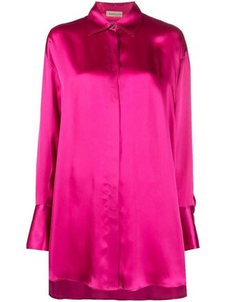 Blanca Vita Chemisier corto oversize - Rosa