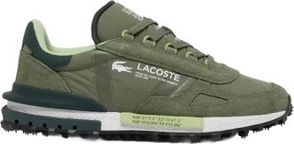 Lacoste Elite Active 255 Sneakers - Heren - Sneakers - Groen - 40 EU - Leer - Schoenen