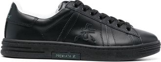 Premiata Russell lo-top sneakers - men - Calf Leather/Calf Leather/Rubber - 9 - Black