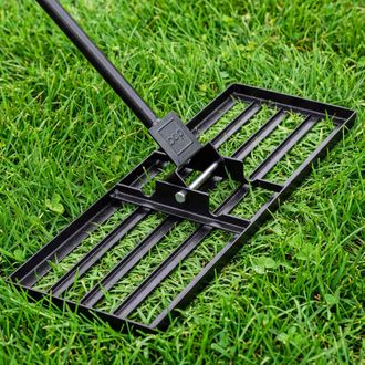 Best Choice Products Lawn Leveling Rake, 30 x 10, Extra Long 78 handle Heavy Duty Landscape