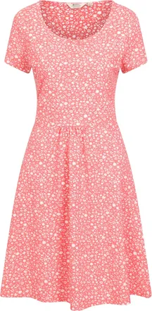 Mountain Warehouse Dames Orchid All-Over Print UV Bescherming Jurk (Rood)