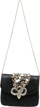 Twentyfourhaitch Mini Borsa Snake - - Bags - Donna - Nero - ONE SIZE
