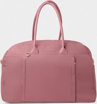 Katie Loxton Nylon-Luxe Weekend Bag in Deep Rose at Nordstrom
