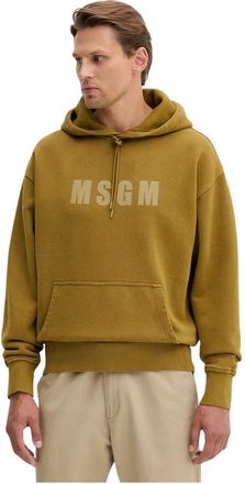 Msgm Msgm, Uomo, Felpe, Verde, L, new
