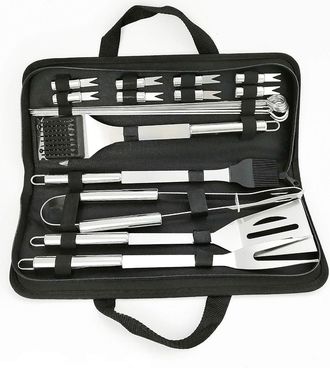 OEM Juego De Utensilios Para Barbacoa De Acero Inoxidable (juego De 20 Piezas)