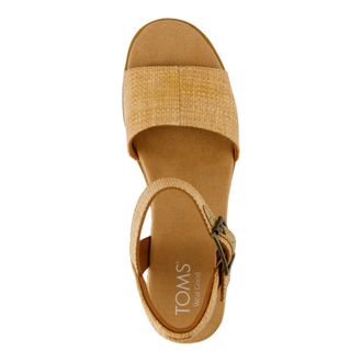 Toms Diana Sandal Brown Sugar Raffia 10021966 Womens