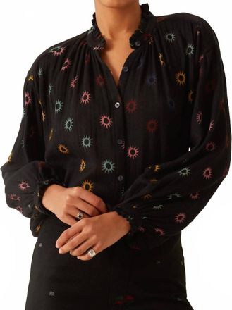 Alix of Bohemia Kiki Evening Star Shirt In Black Multi
