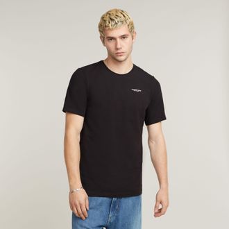 G-Star T-Shirt G-STAR Slim Base, Herren, Gr. XXL, schwarz (dk schwarz), Jersey, Obermaterial: 95% Baumwolle, 5% Elasthan, unifarben, slim fit h&uuml;ftbedeckend, 