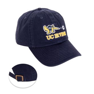 Desert Cactus University of California Irvine Baseball Hat Anteaters UCI Eaters Brimmed Embroirderd Hats Cap Adjustable Cloth Strap Adult (Style C) Blue, Blue, One 