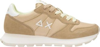 Sun 68 Sneakers, female, Beige, Size: 11 US Ally Solid Nylon