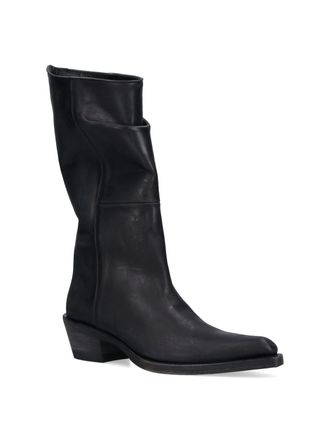 Khaite Womens Boots Black Leather