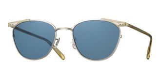 Eyevan 7285 Ellwood LLT/S Mens Sunglasses Silver Size 52