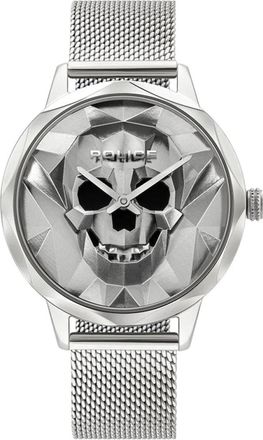 Police Anjar Roestvrijstalen Dameshorloge - Heren - Horloges - Grijs - ONE Size - Accessoires
