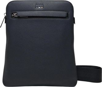 HUGO BOSS Ray_S Zip Env - Heren - Schoudertassen - Blauw - ONE Size - Polyester - Tassen