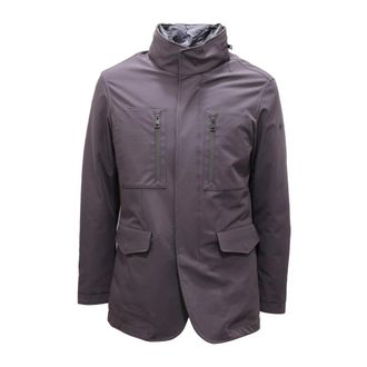 Duno Jassen, Heren, Blauw, L, Otis Donsjack Blauw Afneembare Capuchon