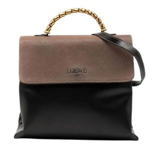Loewe Pre-owned Handbags, female, Black, Size: ONE SIZE Pre-owned Shoulder Bag