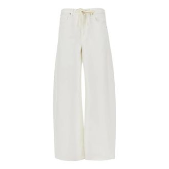 Citizens Of Humanity Brynn Drawstring Jeans - female - Citizens of Humanity - Wide Jeans - White - W27 - Jeans