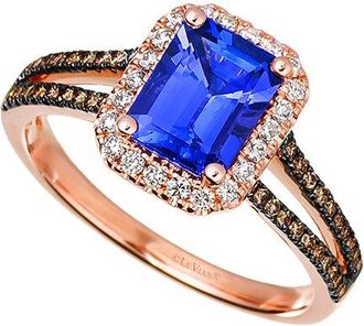 Le Vian 14K Rose Gold 1.87 Ct. Tw. Diamond & Tanzanite Ring