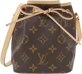 Louis Vuitton Pre-owned Nano Noe Monogram Schoudertas - Dames - Vintage Tas - Bruin - ONE Size - Vintage