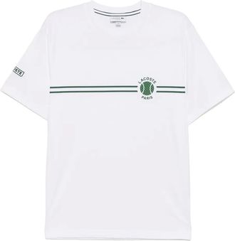 Lacoste T-shirt con stampa - Bianco