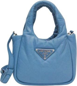 Prada Pre-owned Mini Bags, female, Blue, Size: ONE SIZE Pre-owned Padded 1Ba359