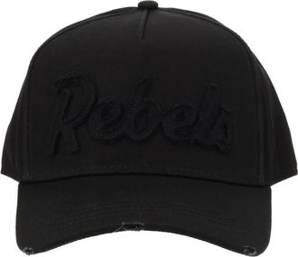 Dsquared2 Cappellino da baseball Rebels - - Accessories - Uomo - Nero - ONE SIZE