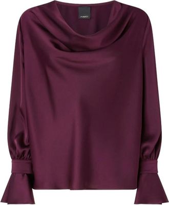 Pinko Blouses, female, Red, L, Filipa Blouse